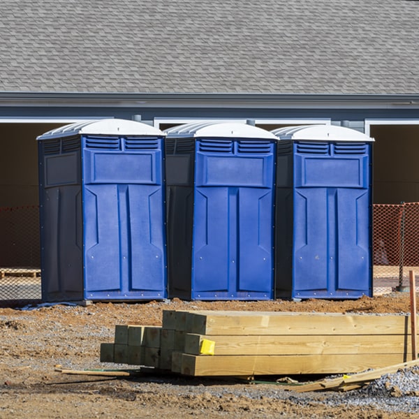 how can i report damages or issues with the porta potties during my rental period in Bellmont Illinois